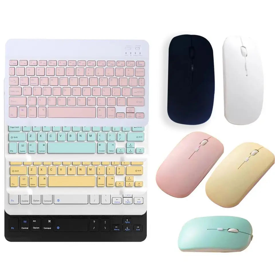 Combo Teclado Mouse Inalambrico Recargable Bluetooth BT209