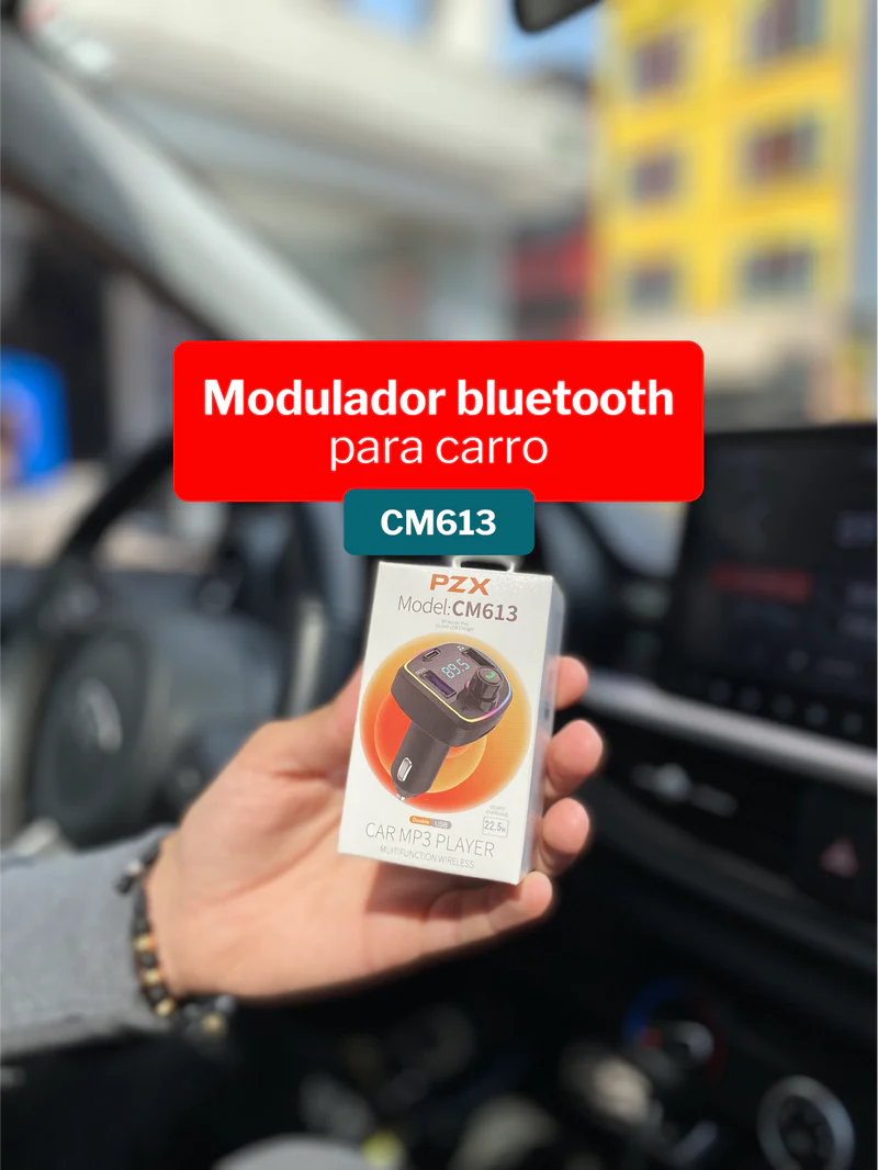 Modulador para carro De Bluetooth PZX CM613