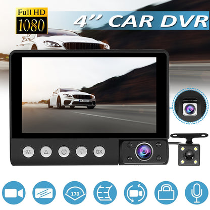 Camara P/Carro 3 en 1 Frontal/Interior/Reversa 12V C9